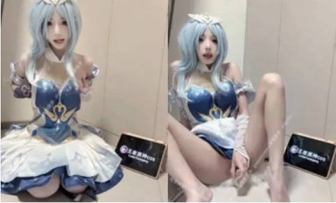【恩恩】cos定制《cos奥黛塔水晶肉棒模拟足交自慰》