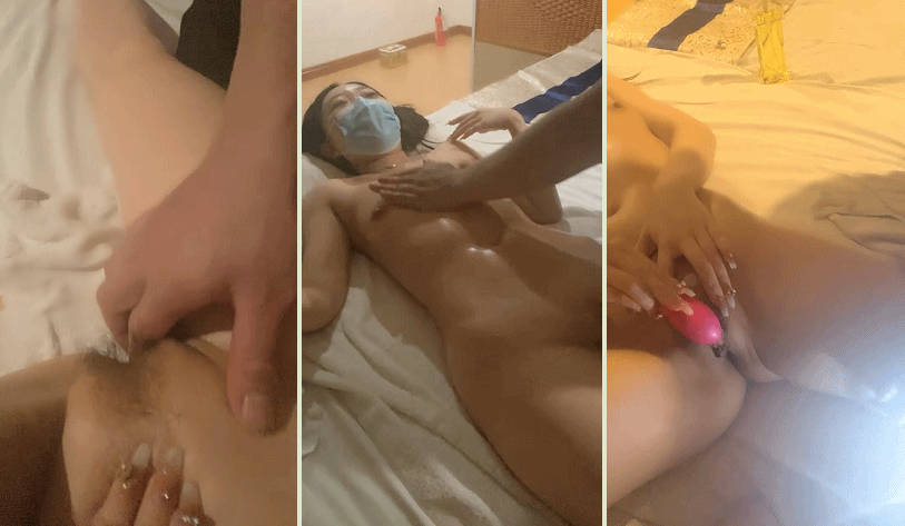 【黛西老师】真实SPA按摩店 男人的梦想职业 稀疏阴毛 白嫩滑腻的肌肤 水多呻吟销魂中 绝对极品女神
